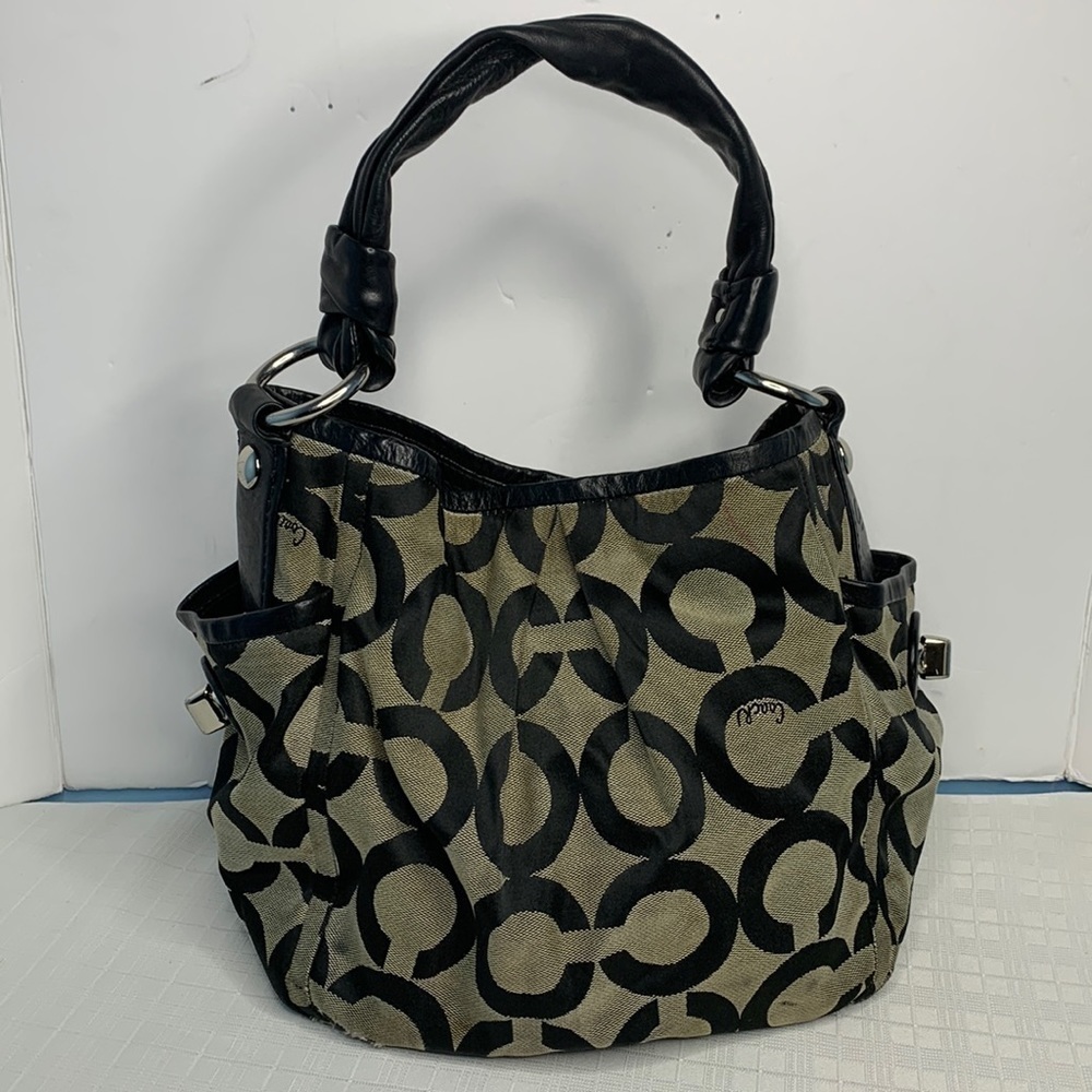 COACH PARKER OPT ART SHOULDER BAG #13427